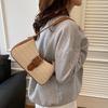 Fashion PU Leather Woven Underarm Bag Women's New Strip Design Shoulder Bag High-end Niche Trend Hobo Bag CLE