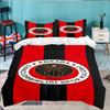 Genkelbigli Club Sports 3PCS Bedding set,Ideal for 1pc Duvet Cover And 2pcs Pillowcases Perfect for Fan gift,Ideal for Bedroom, Dormitory