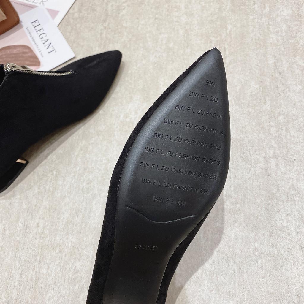 Модные ботинки, женская зимняя обувь, женские ботильоны с острым носком, сексуальная женская обувь для вечеринок, обувь на квадратном каблуке, черный, синий цвет