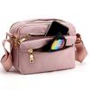 Multi Layer Women Backpack Canvas Oxford Shoulder Bag Trendy Nylon Crossbody Bag  Travel