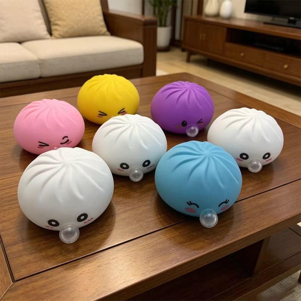 Slow Rebound Spit Bubble Dumpling Colorful Sensory Fidget Ball Boys Girls Squishy Toys Kid Adults