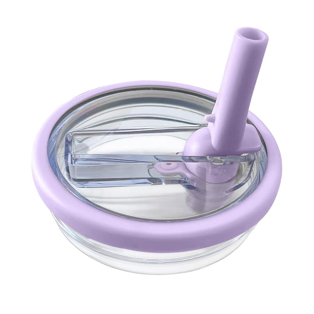 40 Oz Replaceable Tumbler Flip Straw Lid for Stanley Cup,Reusable Tumbler Cover, Spill Proof Splash Resistant Tumbler Lids