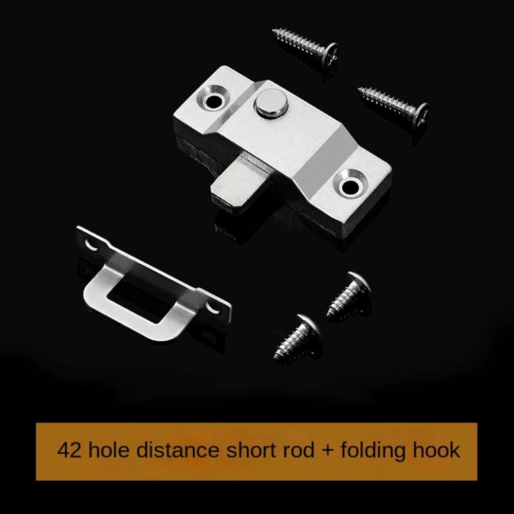 Zinc Alloy Sliding Door Latch Anti-theft Security Bolt Latch New Cabinet Buckle Door