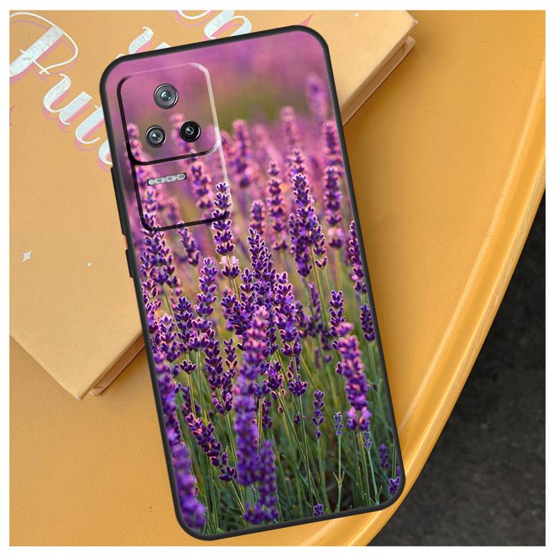Lavender Purple Flowers Funda For Xiaomi 17 Pro Max 13T 14T 15T 14 15 Ultra POCO X7 X5 X6 F5 F6 F7 Pro F8 Ultra Case