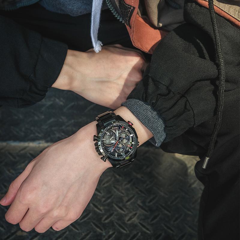 Casio Мужские часы EDIFICE Черные EQB-501YDC-1AMPRD