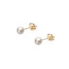 Akoya Pearl Earrings HA00040R13CG0PA03Y 4.0mm [Gift Wrapped]