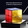 Металлическая Скорость 2x2 3x3 Сплав цвет фантом Без наклеек магнитный Кубик Рубика профессиональный Соревнование ребенок образовательные игрушки