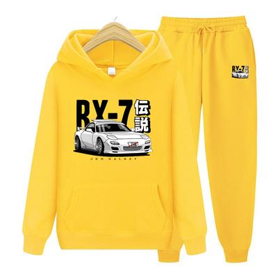 Женский комплект с капюшоном с длинными рукавами, спортивная толстовка с капюшоном в стиле аниме, толстовки с буквенным принтом, женский комплект с капюшоном, уличная одежда, кофты