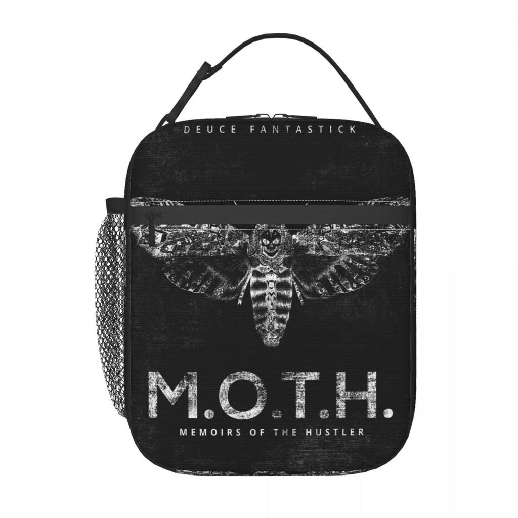 Термосумка для обеда GothMoth, тематическая, для женщин и детей, портативные контейнеры для еды, термоланч-бокс, сумка-тоут