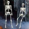 Halloween Skeleton Decoration 35" Full Body Skeleton Bone Statue Posable Joints Skull