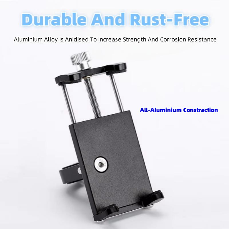 Bicycle Phone Holder Reliable Mount Universal MTB Mobile Cell GPS Metal Motorcycle Holder On Road Bike Handlebar