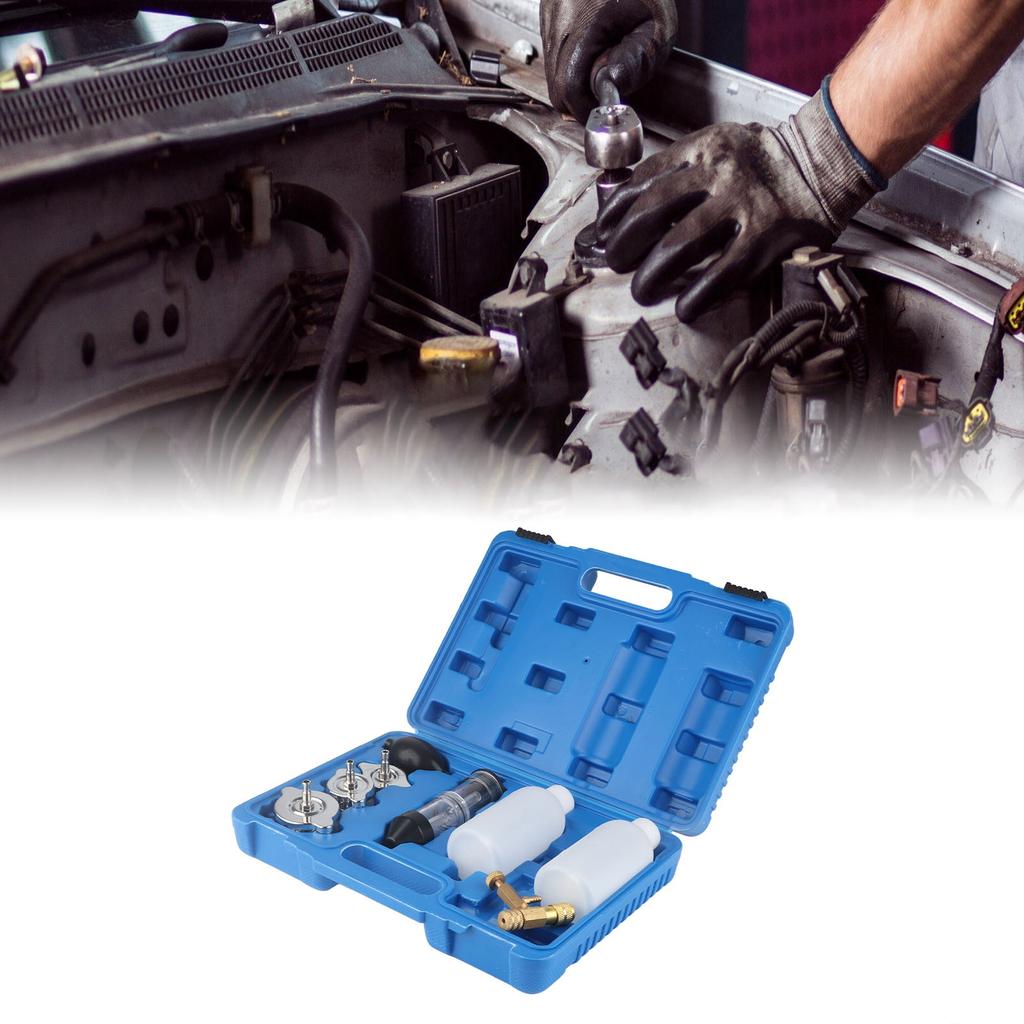 Комплект для проверки утечки горючего газа Комплект для проверки утечки горючего Детектор утечки CO2 для автомобилей, грузовиков, дорожных тракторов, экскаваторов