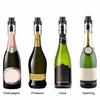 2pcs Built-in Pressure Pump Vacuum Champagne Stopper with Time Stamp Dual-ear Design Champagne Sealer Preservation Reusable