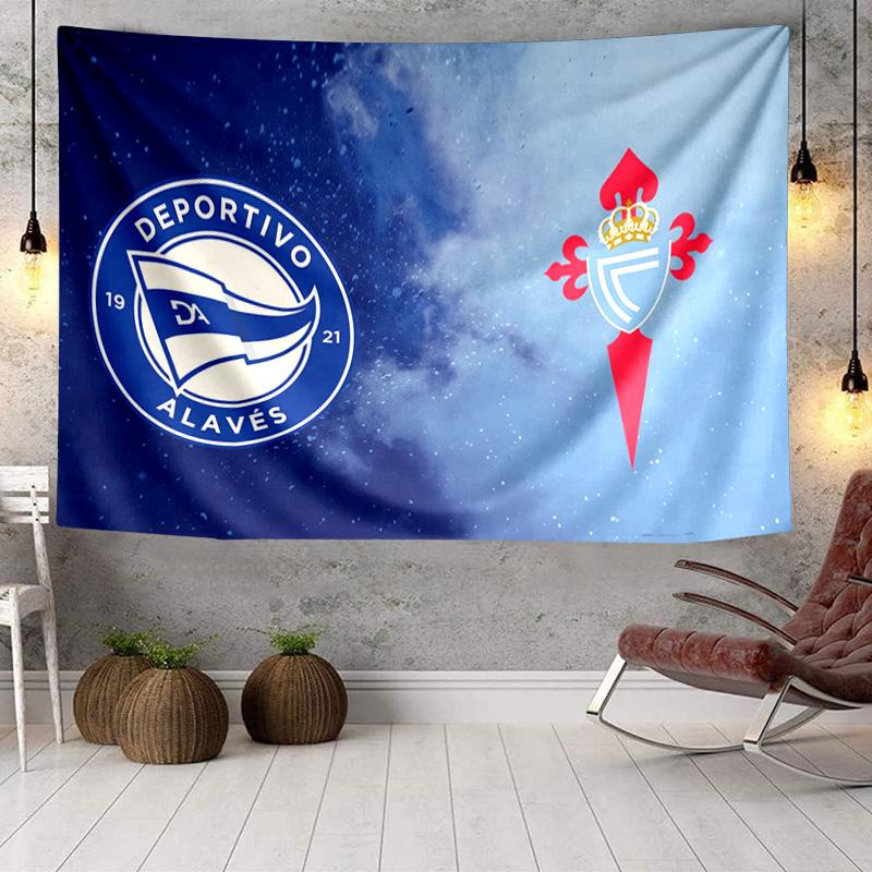 1PC Deportivo Alaves Crest Tapestry Hanging for Bedroom,Livingroom, Playroom,Decor Art Room Wall Tapestry Holiday and Birthday Gifts