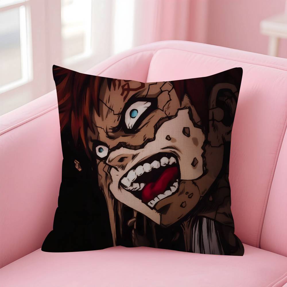 Anime Gaara logo Pillow Anime Pillow Sofa Bed Head Pillow Cover Cushion Cover Fashion