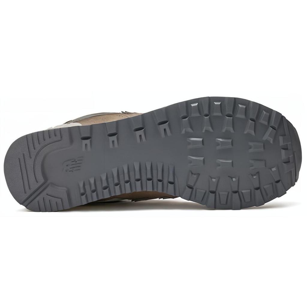 New Balance Nb 574 Ретро Верхний слой Коровья кожа Амортизирующие Износостойкие Низкие Повседневные Кроссовки для бега Женские кроссовки Хаки WL574SYL