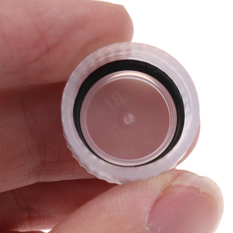 10Pcs 7Ml Centrifuge Tube Screw Cap Flat Bottom Plastic Centrifugal Tubes With Scale Centrifugal Tube Lab Vial Sample Container