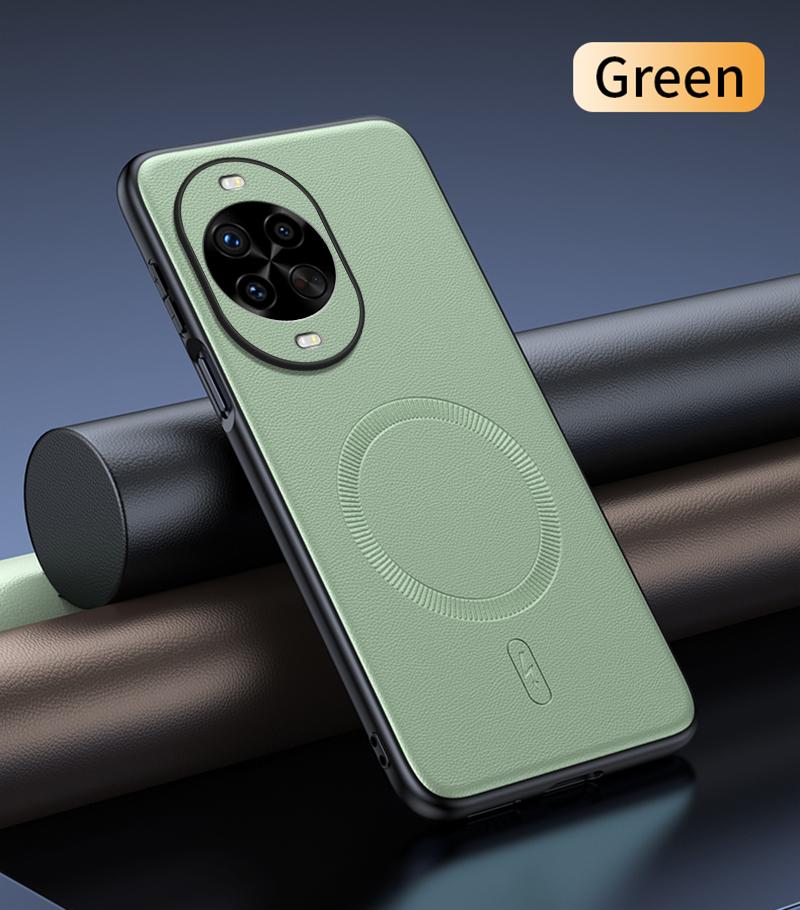 Для Huawei Nova 14 Pro Чехол Магнитная Кожаная Защитная Крышка Для Huawei Nova 14 Pro Высококачественный Не оставляющий отпечатков пальцев Нескользящий PC+TPU