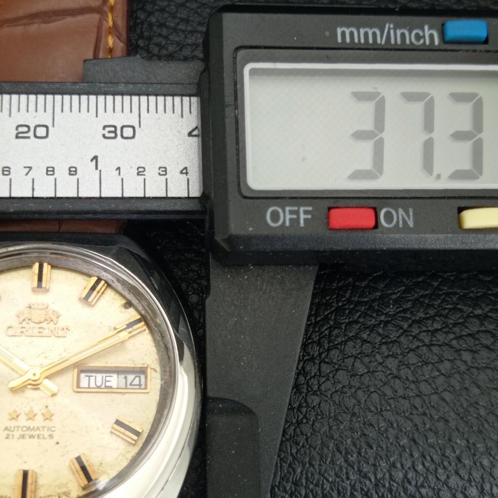АВТОМАТИЧЕСКИЕ 46941 ВИНТАЖНЫЕ ORIENT ЯПОНИЯ МУЖСКИЕ ОРИГИНАЛЬНЫЕ ЧАСЫ С ЦИФЕРБЛАТОМ a704952-1