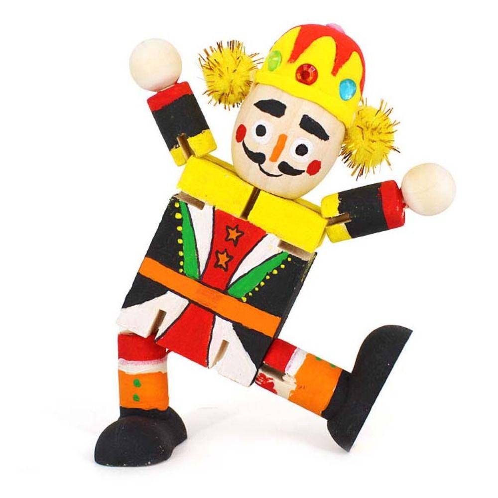 Handicraft Toy Graffiti Puppet Craft Toy Wooden Handicraft Toy  Chidlren Gifts
