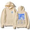 KPOP Худи Twice Twice Это для Мирового Турне 2026 Пуловеры Женские Мужские Эстетичная Графическая Толстовка Одежда