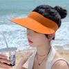 Бессмысленная интегрированная шляпа от солнца женская 2025 новая бесшовная шляпа для защиты от солнца защита от УФ-лучей пустая верхняя складная шляпа от солнца