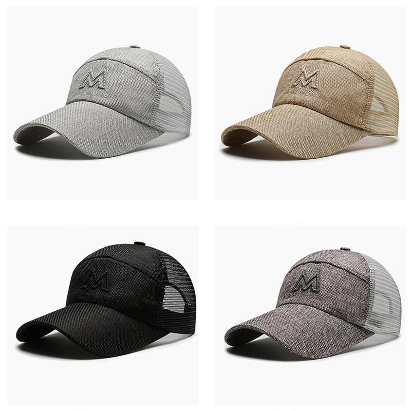 Мужская и женская сетчатая дышащая бейсбольная спортивная кепка с защитой от солнца, шляпа от солнца дальнобойщика