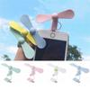 Micro USB Portable Usb Fan Type C Mini Fan 2in1 Fan Cooler  for Mobile Phone