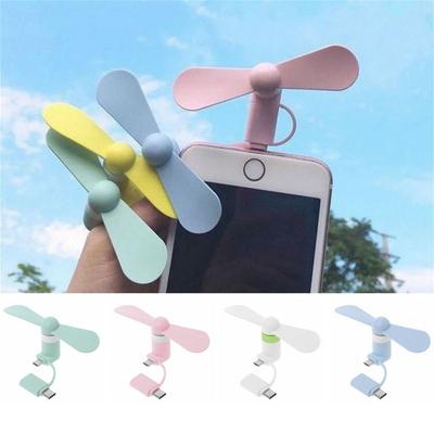 Вентилятор USB Type C Вентилятор Micro USB Маленький вентилятор Дорожный вентилятор Охладитель для мобильного телефона