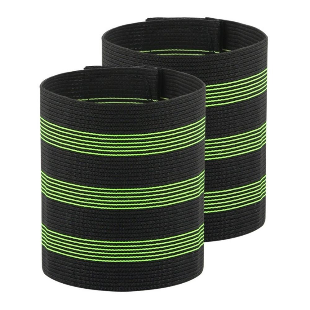 4 Pairs Nylon Reflective Leg Bands Black Green Cycling Leg Bands  Road Cycling