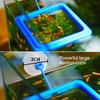 Fish Feeder Ring Fixed Feeding Area Food Tray Suspension Plastic Aquarium Floating Fish Food Ring with Suction Cup for Guppy Betta Goldfish