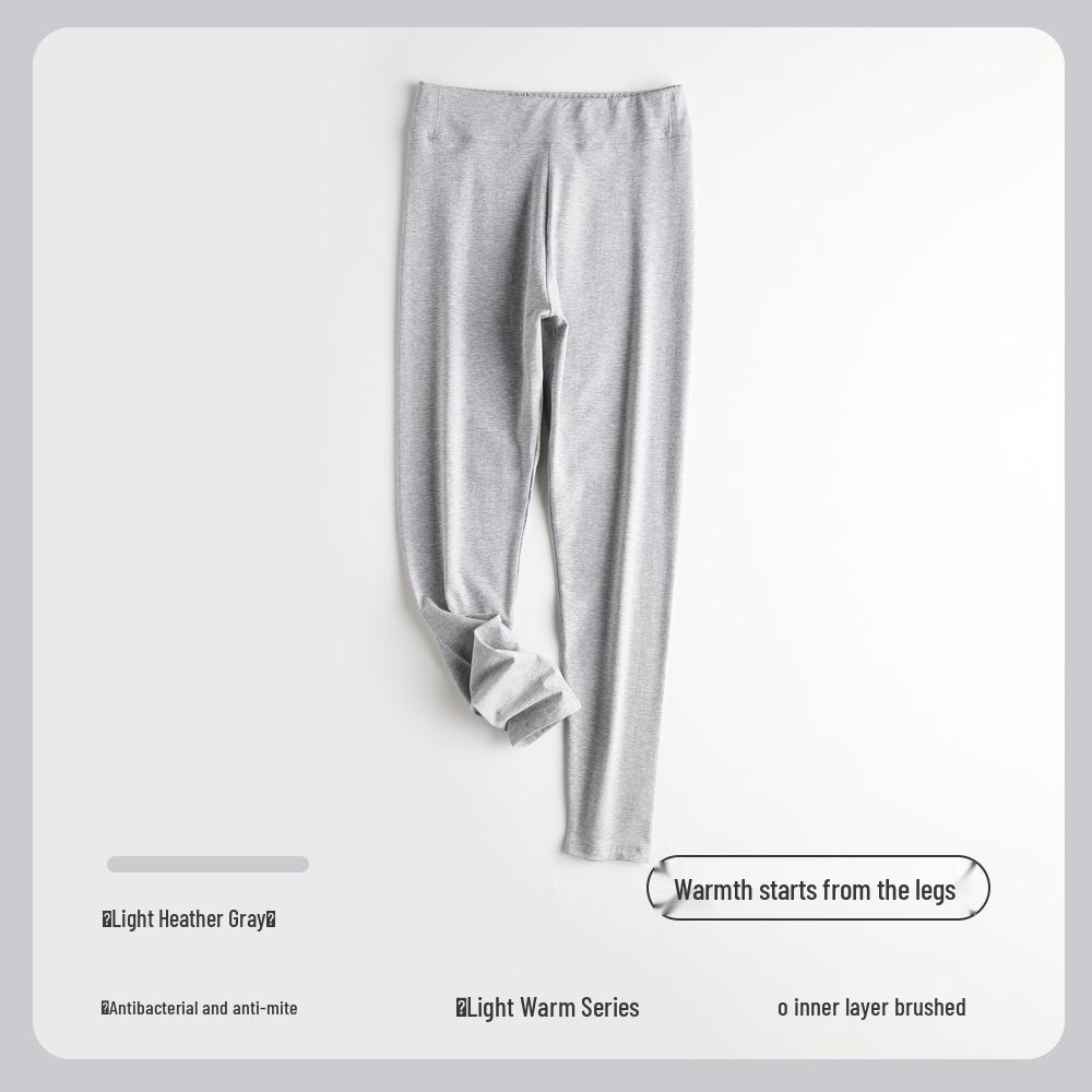 Женские хлопковые кальсоны с высокой талией - Тонкие, теплые, леггинсы больших размеров для осени
