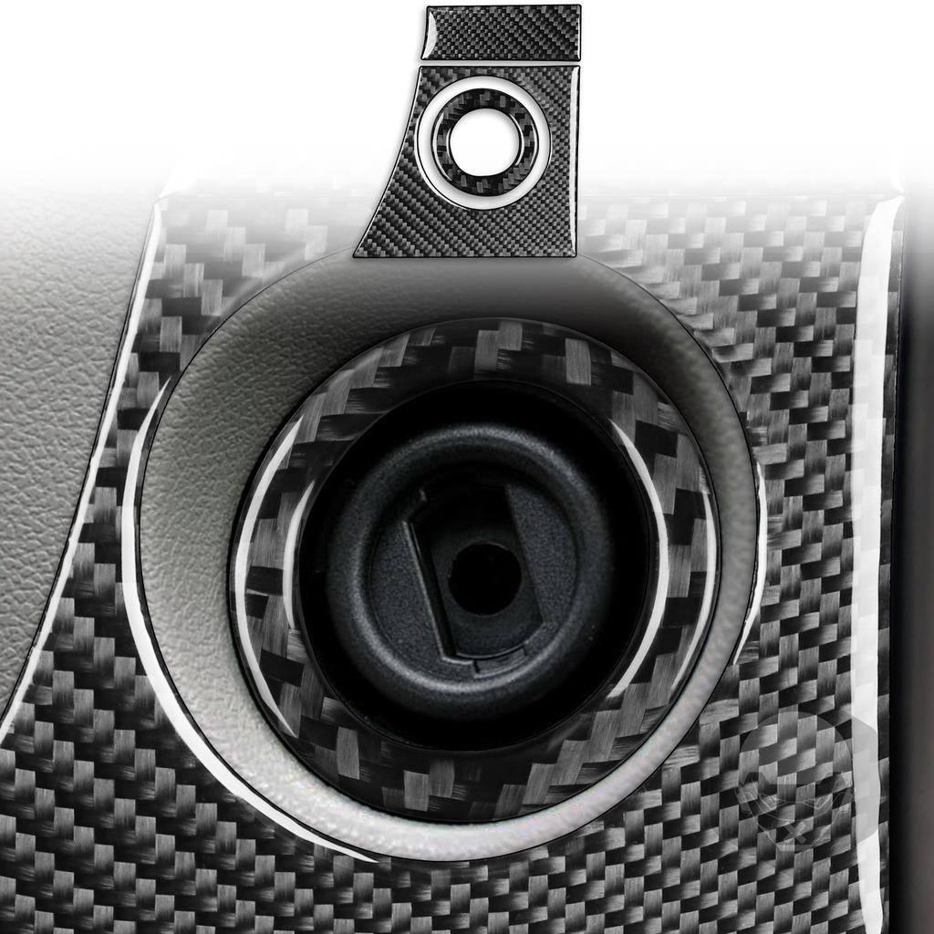 Gear Shift Instrument Reading Lamp Doors Handle Lift Panel Carbon Fiber Sticker Trim For Mercedes Benz B Class W245