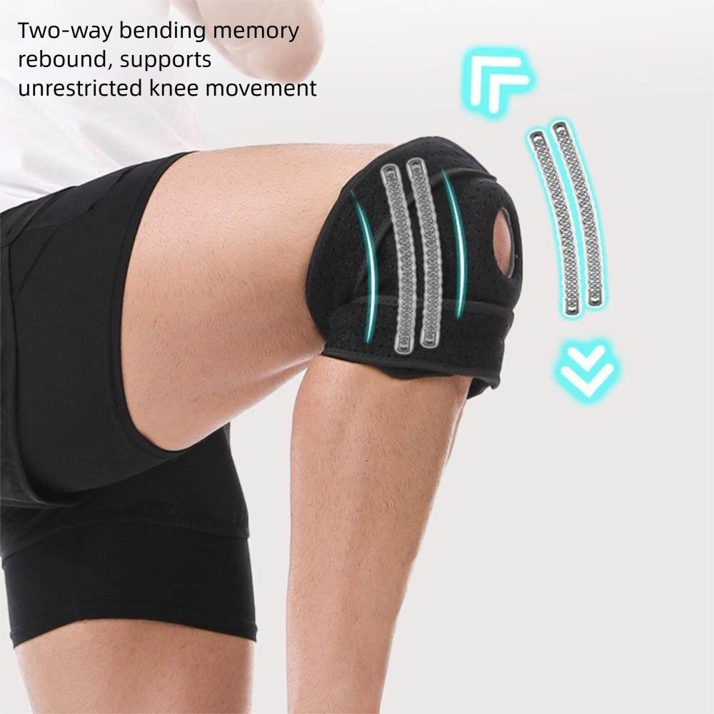 Breathable Knee Support Brace Leg Brace Protector Kneepad Patella Sports Gear Knee Pad  For Running