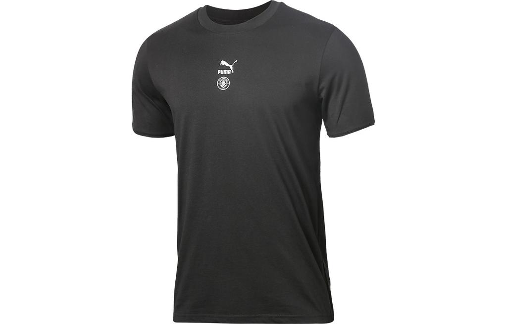 Puma Мужские черные футболки для футбола умеренного прямого кроя 758717-11