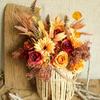 NUOLUX Artificial Flowers, Thanksgiving and Fall Bouquet, 44cm, for Indoor and Outdoor Use, Decorative Faux Flowers for Home and Party Decor