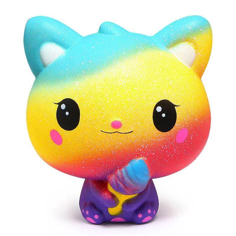 Мягкие игрушки-фиджеты Jumbo Cartoon Figure, медленно поднимающиеся сжимаемые игрушки, милые животные, кролики, антистрессовые игрушки-фиджеты для детей