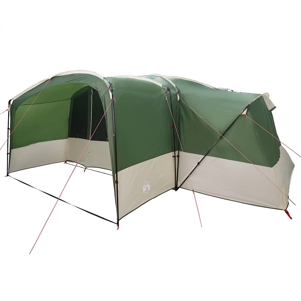 Family Tent for 12 Persons Green and White 760 x 645 x 230 cm