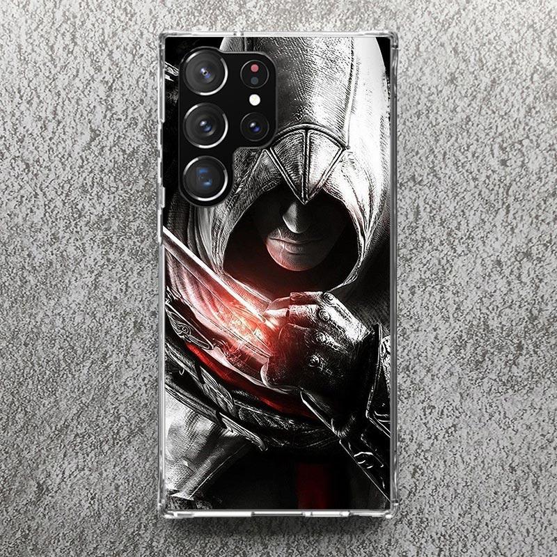 Мягкий чехол с принтом A-Assassins Game Creed для Samsung Galaxy S25 Edge S24 S23 S22 Ultra S21 Plus S20 FE Чехол для телефона S10 + Рисунок C