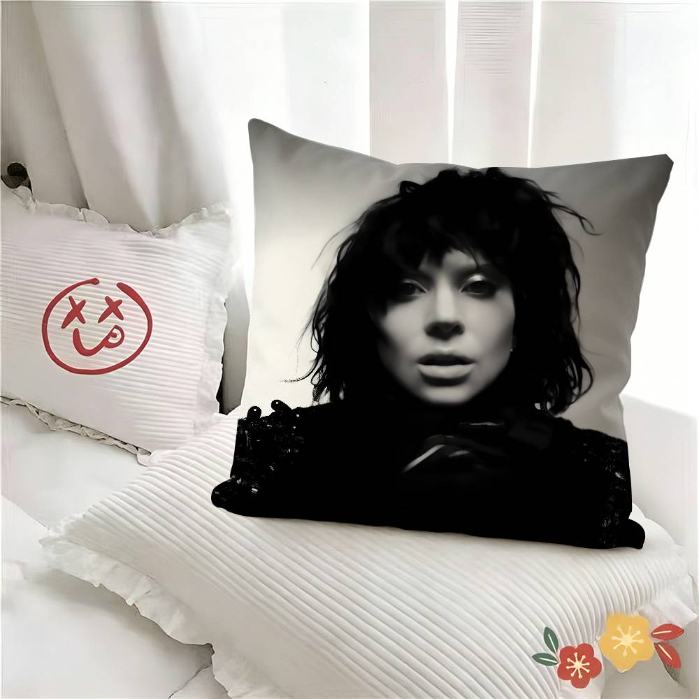pc Singer LLady Gaga Mayhem Pillow Case Fashion Square Pillowcase Bedroom Sofa Room Ins Decoration Leisure