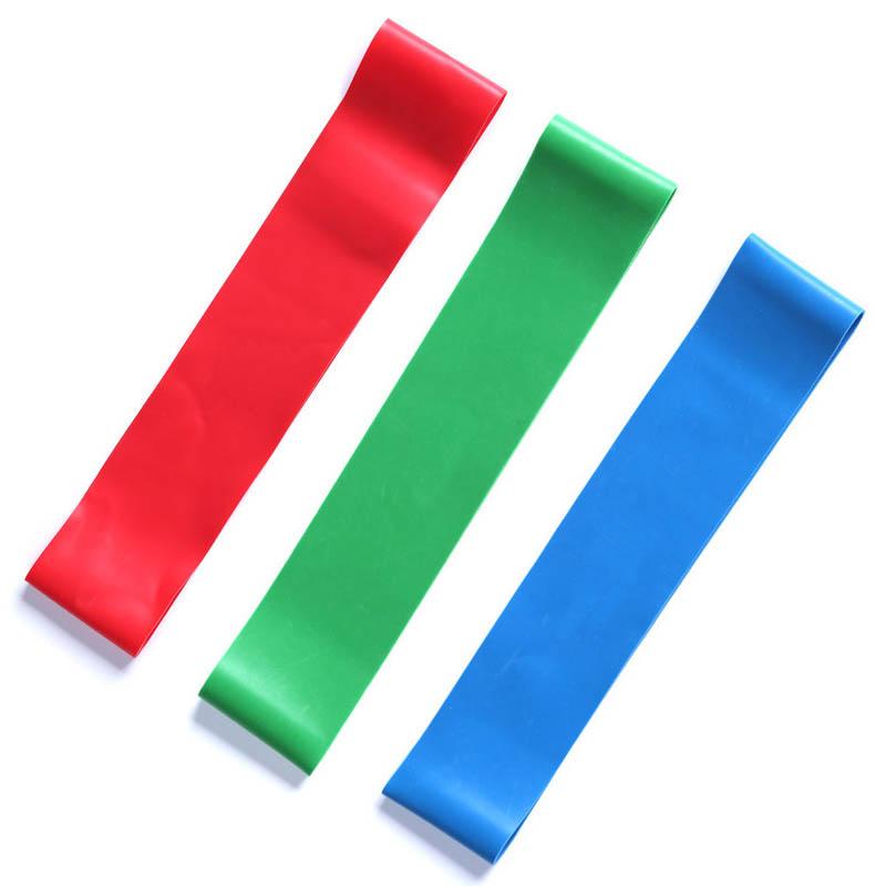 Pilates Gym Resistance Bands Strength Training Nature Rubber Loop Sports Fitness Workout Elastic Athletic Yoga Expander