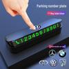 Creative Aromatherapy Hidden Temporary Parking Sign & Movable Phone Number Plate for Cars