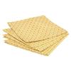 Serviettes De Table - Graphique Jaune - 100% Coton - 40 X 40 Cm - Lot De 4