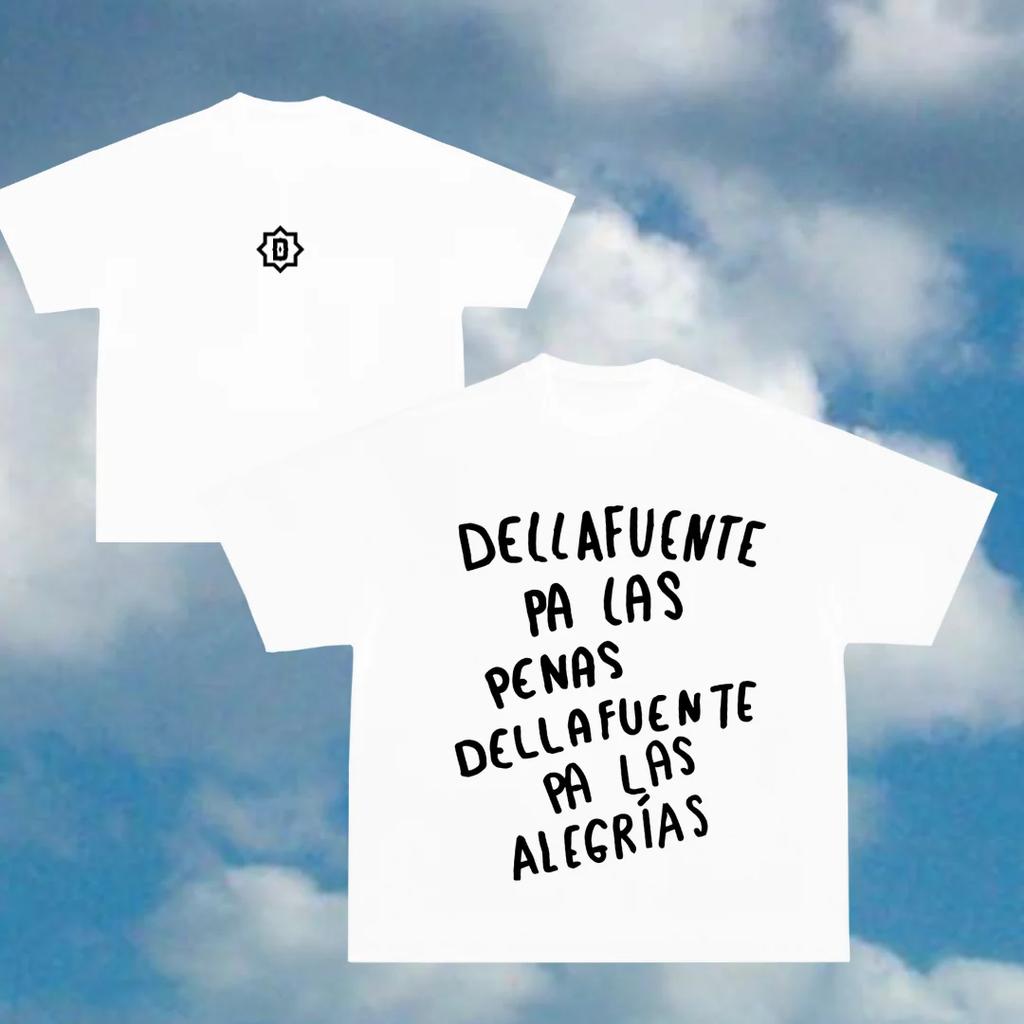 Rapper Dellafuente Pa Las Penas Dellafuente Pa Las Alegrías Футболки Мужские Женские Винтажные Повседневные Высококачественный Хлопок Unseix Футболка