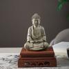 Тайская статуэтка Будды Буддийская скульптура Медитирующий сидящий Фигурки Будды Молящиеся Коллекционные предметы Украшение интерьера и экстерьера дома