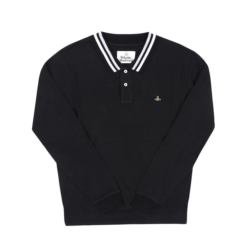 Vivienne WeSTwood Orb Logo ClaSSic Polo Men S Long Sleeve T ShirT 2h01000h J0009 N401