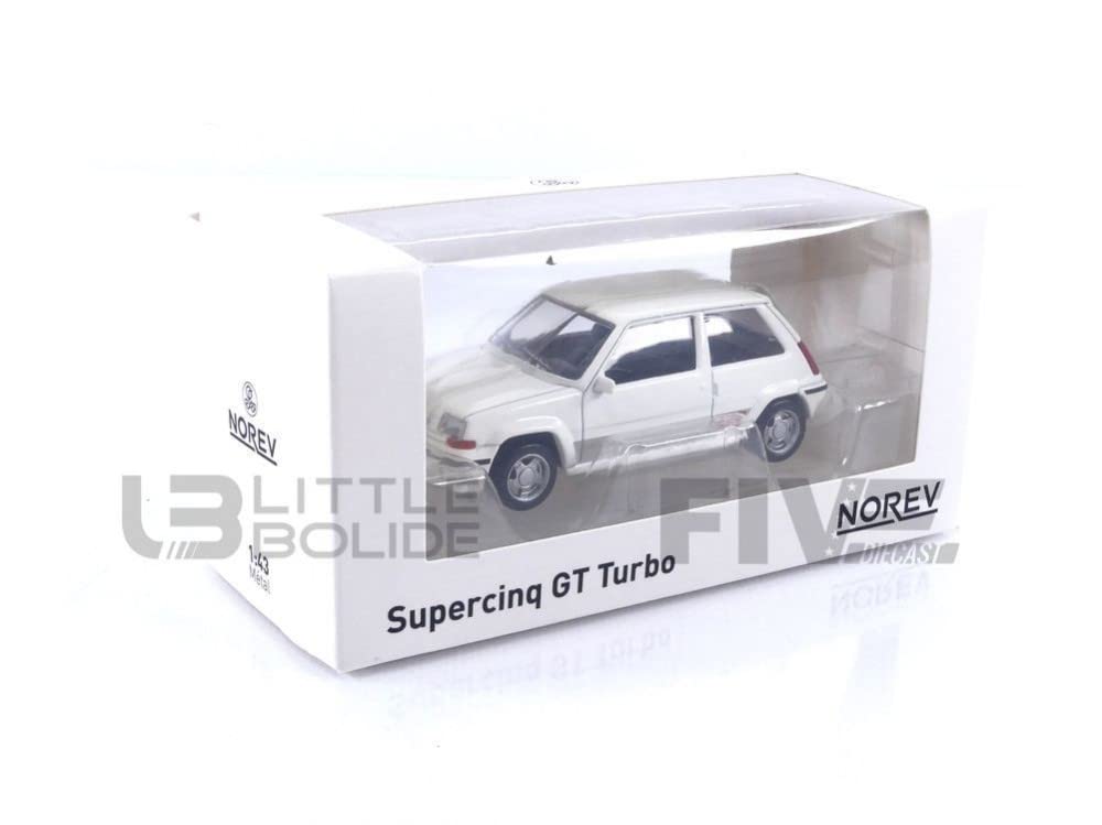 Norev JETCAR масштаб Renault Supercinq GT Turbo Фаза II 1988 Белый 1/43