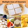200Pcs Square/Round Sheets Hamburger Patty Paper Non Stick Wax Paper Sheets  Cookies