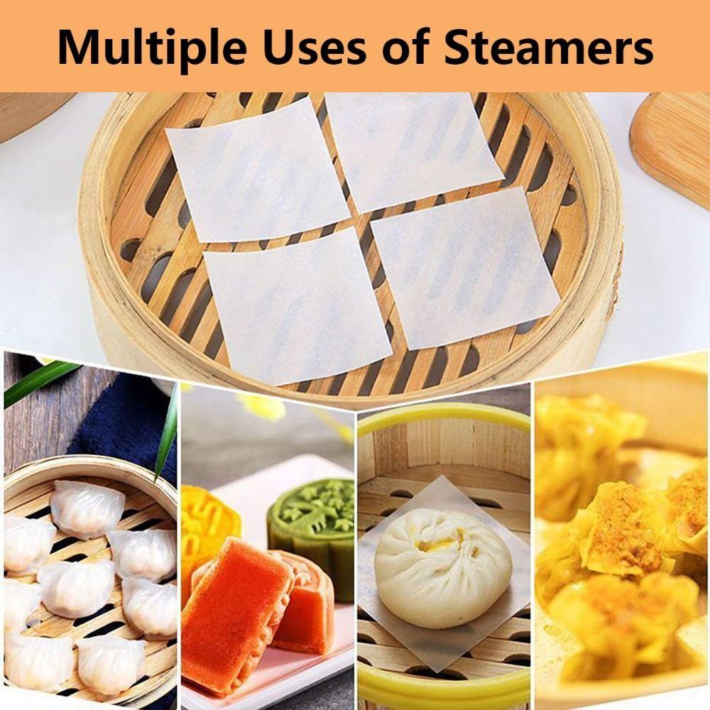 200Pcs Square/Round Sheets Hamburger Patty Paper Non Stick Wax Paper Sheets Cookies