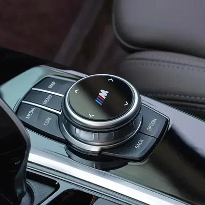 -Наклейка-крышка на кнопку мультимедийной ручки автомобиля Для BMW 5 серии G30 G32 6GT G20 F10 F30 G01 G02 G05 G06 G07 G11 F15 3GT X3 X4 X5 X7